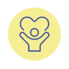 child with heart icon